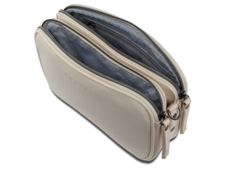 Сумка кросс-боди женская BUGATTI Almata, бежевая, полиуретан, 21,5х6х15 см Сумка кросс-боди женская BUGATTI Almata, бежевая, полиуретан, 21,5х6х15 см