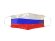 Маска для лица многоразовая с полноцветной запечаткой в крое, размер S, белый