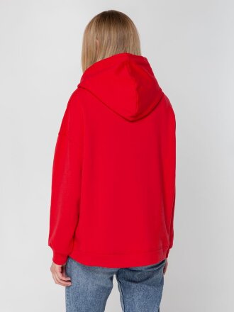 Худи оверсайз унисекс Outshine, красное Худи оверсайз унисекс Outshine, красное