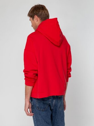 Худи оверсайз унисекс Outshine, красное Худи оверсайз унисекс Outshine, красное