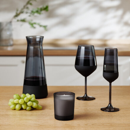 Бокал для шампанского Black Edition, черный Бокал для шампанского Black Edition, черный