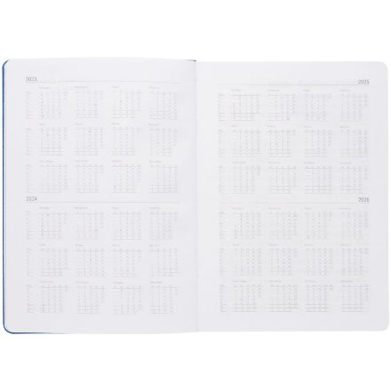 Ежедневник New Factor Metal, темно-синий