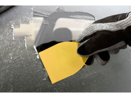 Скребок для льда Chilly 2.0 из переработанного ПЭТ, желтый Скребок для льда Chilly 2.0 из переработанного ПЭТ, желтый