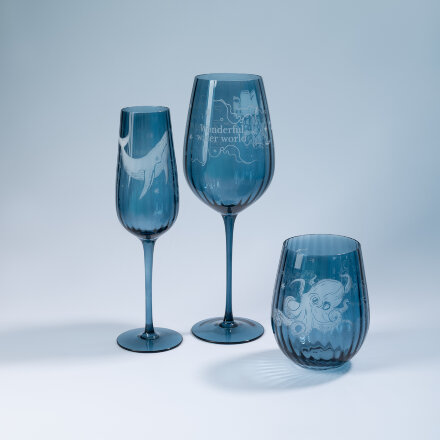 Стакан для воды Тоскана (Toscana), синий Стакан для воды Тоскана (Toscana), синий