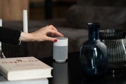 Беспроводная колонка Uniscend Tappy, белая Беспроводная колонка Uniscend Tappy, белая