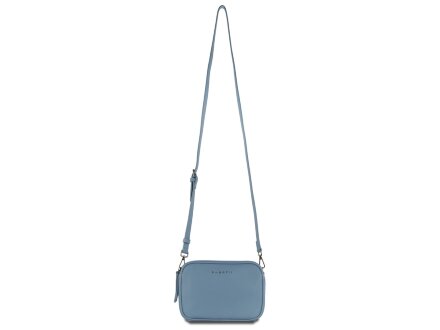 Сумка кросс-боди женская BUGATTI Almata, голубая, полиуретан, 21,5х6х15 см Сумка кросс-боди женская BUGATTI Almata, голубая, полиуретан, 21,5х6х15 см