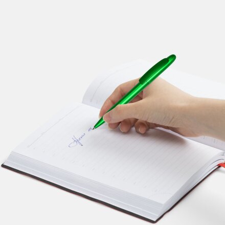 Ручка шариковая Moor Silver, зеленый металлик Ручка шариковая Moor Silver, зеленый металлик