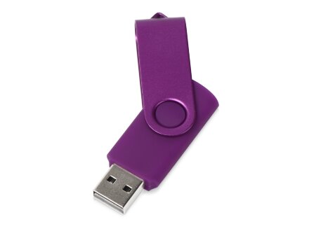 Флеш-карта USB 2.0 8 Gb Квебек Solid, фиолетовый Флеш-карта USB 2.0 8 Gb Квебек Solid, фиолетовый