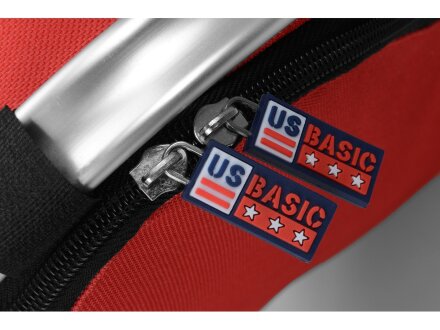 Изотермическая сумка-холодильник FROST складная с алюминиевой рамой, красный (Р)