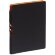 Ежедневник Flexpen Black, недатированный, черный со светло-оранжевым
