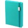 Ежедневник New Factor Metal, бирюзовый