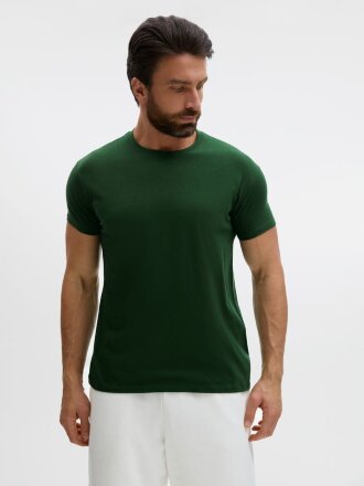 Футболка унисекс Regent 150, темно-зеленая Футболка унисекс Regent 150, темно-зеленая