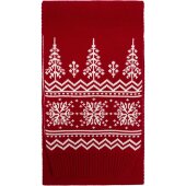 Шарф Elnik, красный с молочно-белым Шарф Elnik, красный с молочно-белым