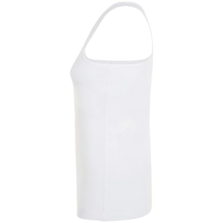 Майка женская Justin Women, белая Майка женская Justin Women, белая