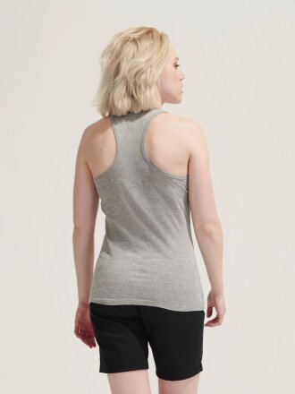 Майка женская Justin Women, белая Майка женская Justin Women, белая