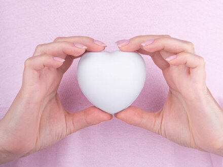 Антистресс «Сердце», белый Антистресс «Сердце», белый