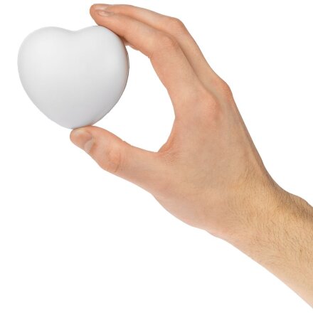 Антистресс «Сердце», белый Антистресс «Сердце», белый