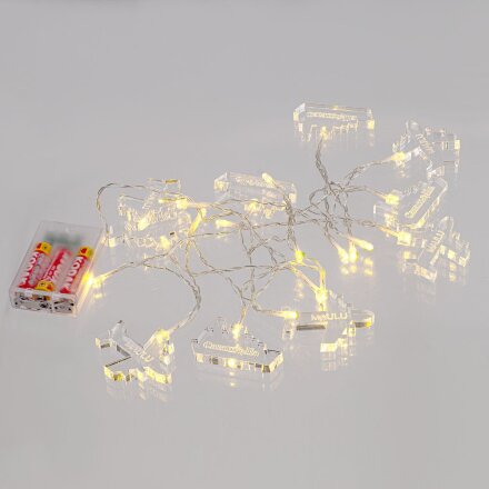 Гирлянда с индивидуальными фигурками AcryLED на заказ Гирлянда с индивидуальными фигурками AcryLED на заказ