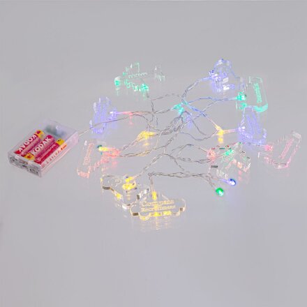 Гирлянда с индивидуальными фигурками AcryLED на заказ Гирлянда с индивидуальными фигурками AcryLED на заказ