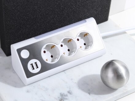 Сетевой фильтр Rombica NEO TRINITY - White Сетевой фильтр Rombica NEO TRINITY - White