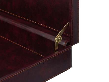 Дипломат подарочный, бордовый