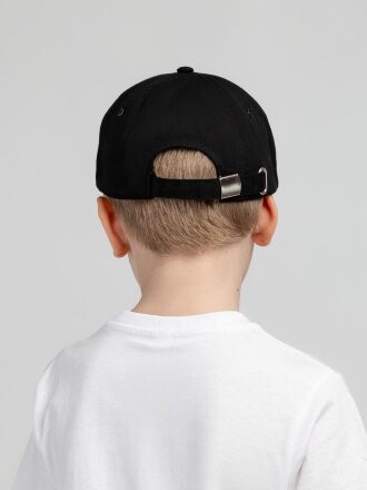 Бейсболка детская Capture Kids, черная Бейсболка детская Capture Kids, черная