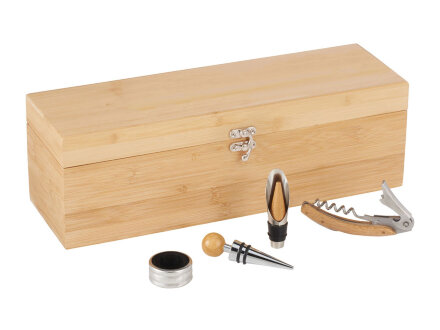 Набор для вина в бамбуковом кейсе Anniversary Набор для вина в бамбуковом кейсе Anniversary