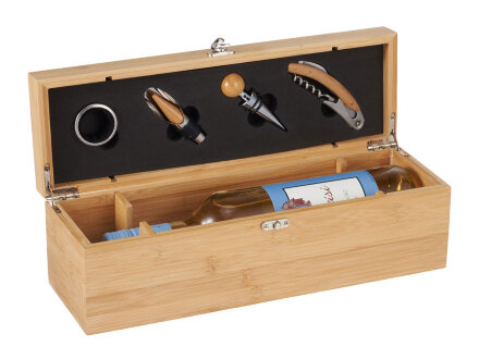 Набор для вина в бамбуковом кейсе Anniversary Набор для вина в бамбуковом кейсе Anniversary