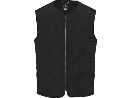 Quartz утепленный жилет унисекс из переработанного материала GRS - сплошной черный