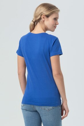 Футболка женская Miss 150, ярко-синяя (royal) Футболка женская Miss 150, ярко-синяя (royal)