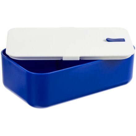Ланчбокс Lunch Hour, белый с синим Ланчбокс Lunch Hour, белый с синим