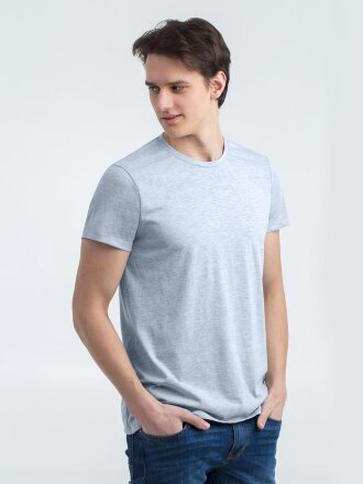 Футболка мужская Regent Fit 150, голубой меланж Футболка мужская Regent Fit 150, голубой меланж