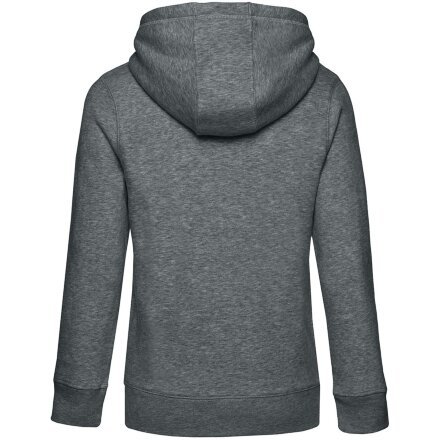 Толстовка с капюшоном женская Queen, темно-серый меланж Толстовка с капюшоном женская Queen, темно-серый меланж