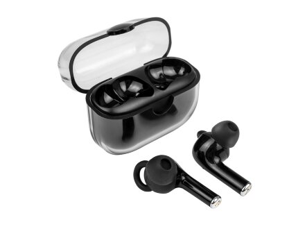 Наушники беспроводные TWS Clarity с шумоподавлением ENC, черный Наушники беспроводные TWS Clarity с шумоподавлением ENC, черный