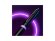 Ручка-роллер Parker IM Vibrant Rings Flame Amethyst Purple, стержень:Fblk, в подарочной упаковке. с нанесением логотипа