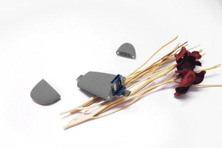 Флешка Pebble Universal, USB 3.0, серая, 64 Гб Флешка Pebble Universal, USB 3.0, серая, 64 Гб