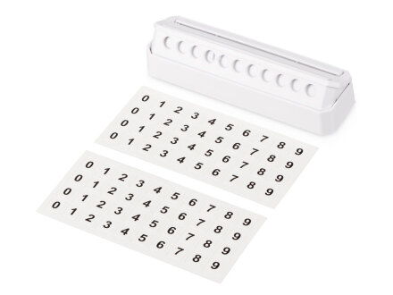 Табличка Tempark с номером телефона для временной парковки, белый Табличка Tempark с номером телефона для временной парковки, белый