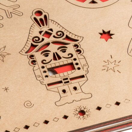 Новогодняя книга «Щелкунчик» с подвесками Новогодняя книга «Щелкунчик» с подвесками