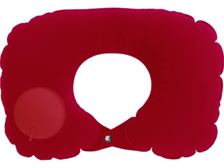 Подушка под шею с помпой Push, красный Подушка под шею с помпой Push, красный