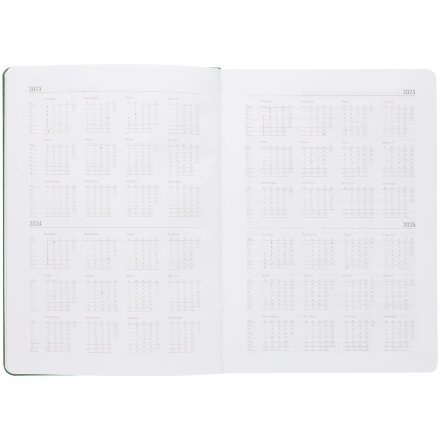 Ежедневник New Factor Metal, зеленый Ежедневник New Factor Metal, зеленый