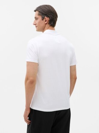 Рубашка поло мужская Prescott Men 170, белая Рубашка поло мужская Prescott Men 170, белая