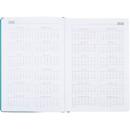 Ежедневник Basis, датированный, бирюзовый Ежедневник Basis, датированный, бирюзовый