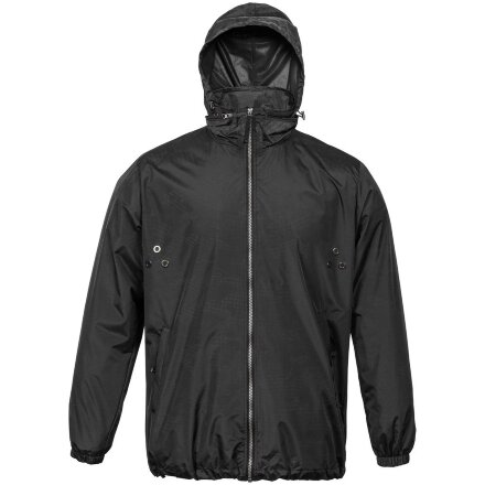 Ветровка светоотражающая Lattvind, черная Ветровка светоотражающая Lattvind, черная