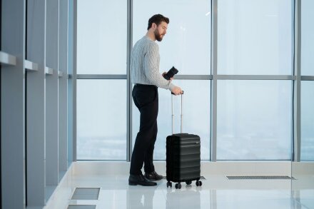 Чемодан Fattore S, ver.2, черный Чемодан Fattore S, ver.2, черный