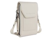 Сумка наплечная BUGATTI Almata, бежевая, полиуретан, 11х4х19 см Сумка наплечная BUGATTI Almata, бежевая, полиуретан, 11х4х19 см