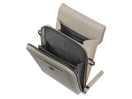 Сумка наплечная BUGATTI Almata, бежевая, полиуретан, 11х4х19 см Сумка наплечная BUGATTI Almata, бежевая, полиуретан, 11х4х19 см