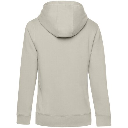 Толстовка с капюшоном женская Queen, дымчато-серая Толстовка с капюшоном женская Queen, дымчато-серая