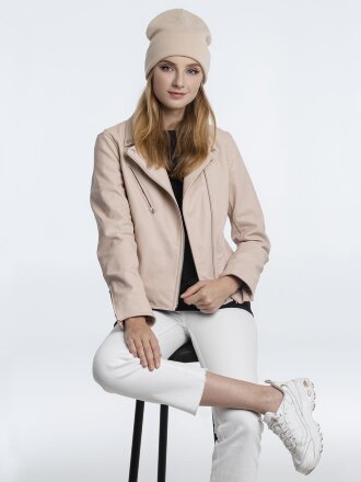 Шапка Real Talk, бежевая Шапка Real Talk, бежевая