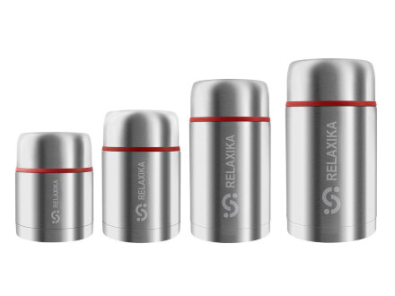 Термос для еды Relaxika 301 в чехле, 1200 мл, стальной Термос для еды Relaxika 301 в чехле, 1200 мл, стальной