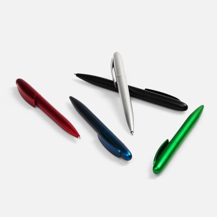 Ручка шариковая Moor Silver, серебристый металлик Ручка шариковая Moor Silver, серебристый металлик